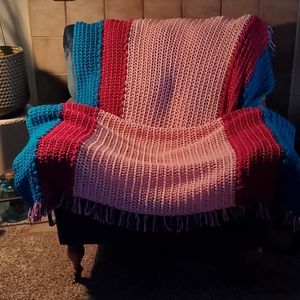 handmade crotchet blanket